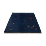 Alfombra Gabbeh - Persa - 186 x 124 cm - azul oscuro