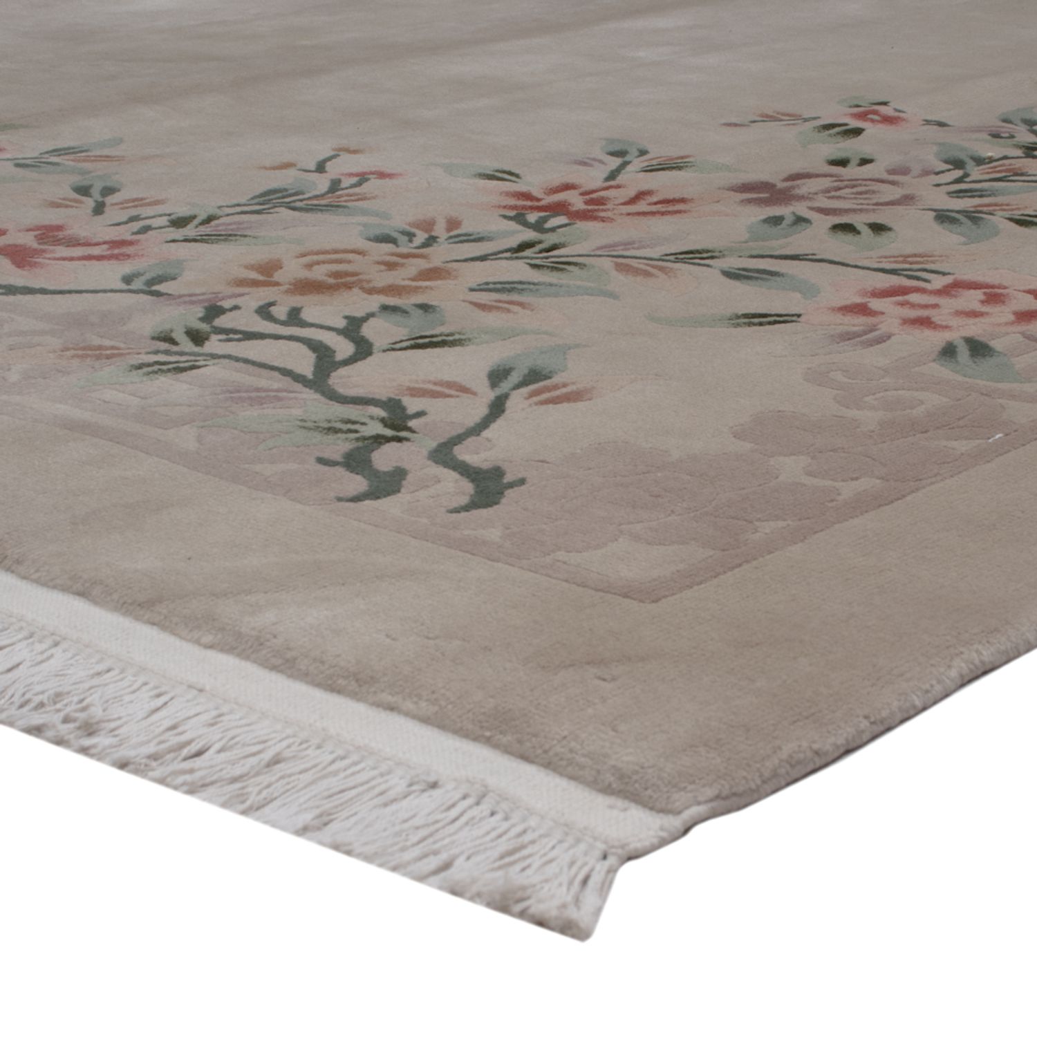 Alfombra china - 307 x 240 cm - beige oscuro