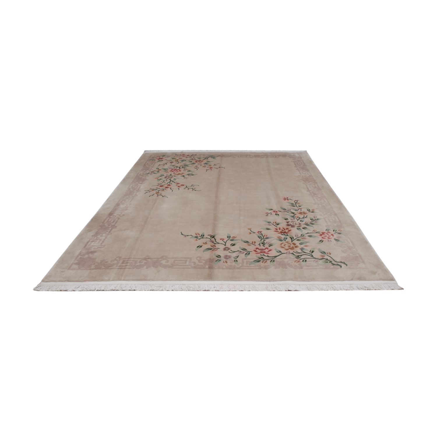 Alfombra china - 307 x 240 cm - beige oscuro
