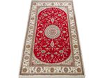Alfombra de seda - Seda china - 122 x 76 cm - rojo