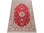 Alfombra de seda - Seda china - 90 x 62 cm - rojo