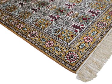 Tapete de seda - China Seda - 92 x 63 cm - multicolorido