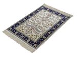 Alfombra de seda - Seda china - 90 x 62 cm - beige