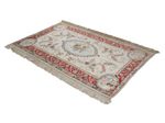 Silketeppe - Kina silke - 153 x 95 cm - lys beige