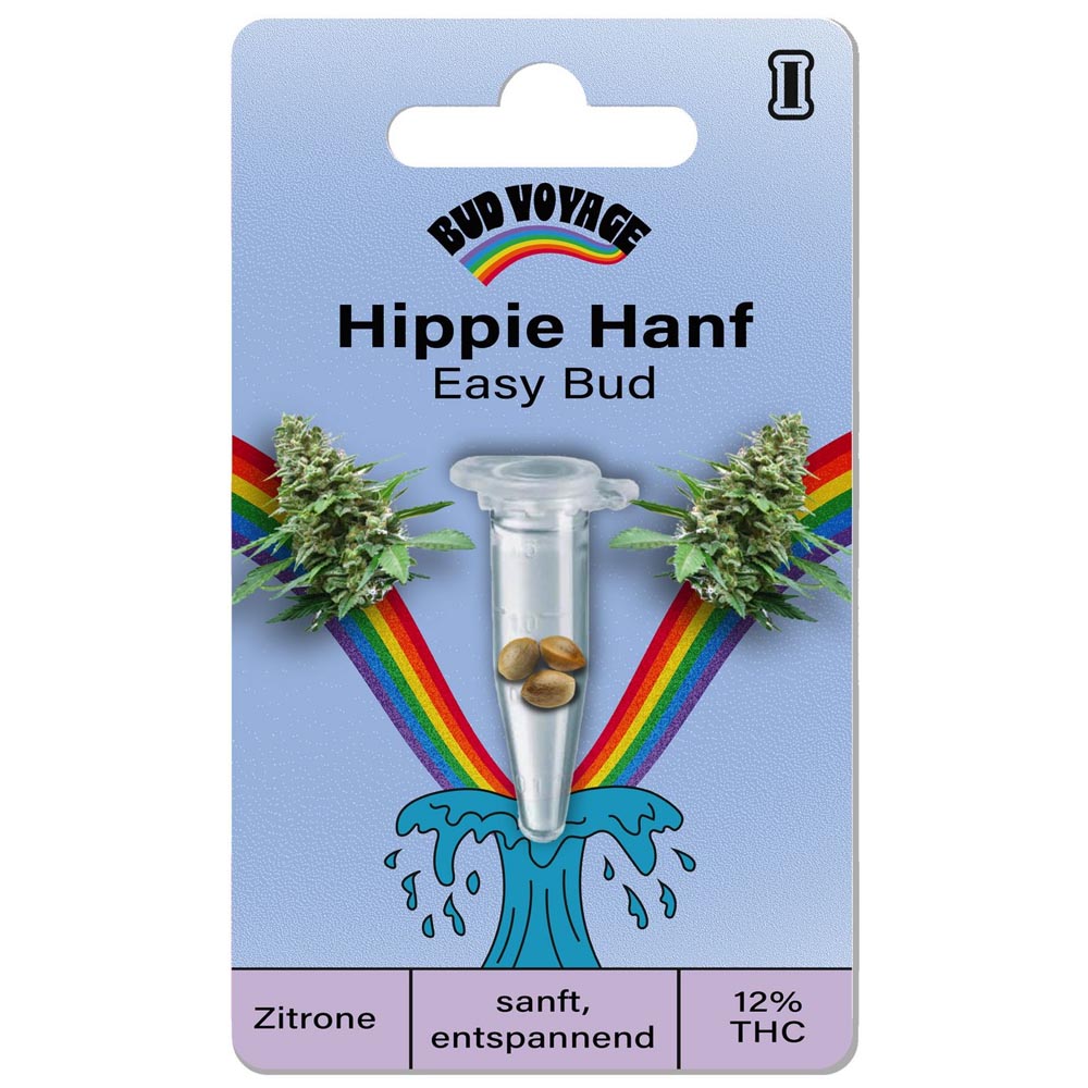 Bud Voyage - Hippie Hanf - Easy Bud | 12% THC | Cannabis Samen (Automatik)  (3 Korn) | Samen Rohde - ...alles Gute fr den Garten