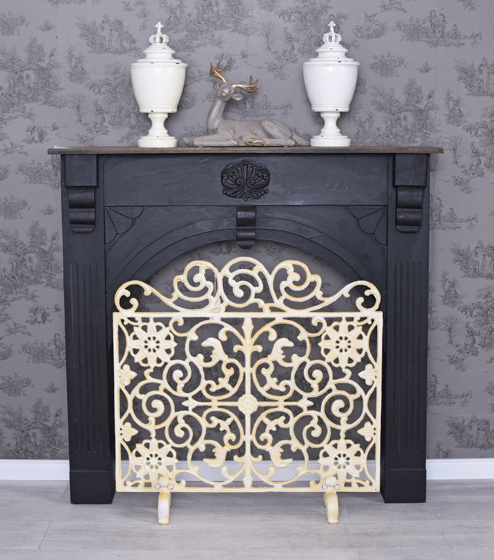 Gusseisen Funkenschutzgitter Kaminfunkenschutz Ofen Gitter Kaminschirm