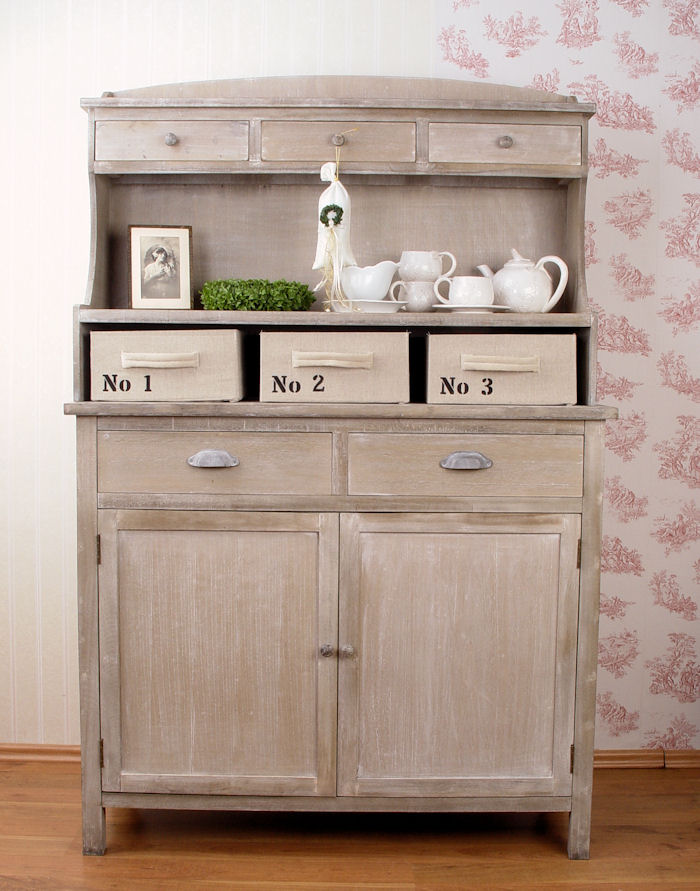 ARMADIO Buffet Shabby Chic CREDENZA STILE ANTICO ARMADIO Buffet