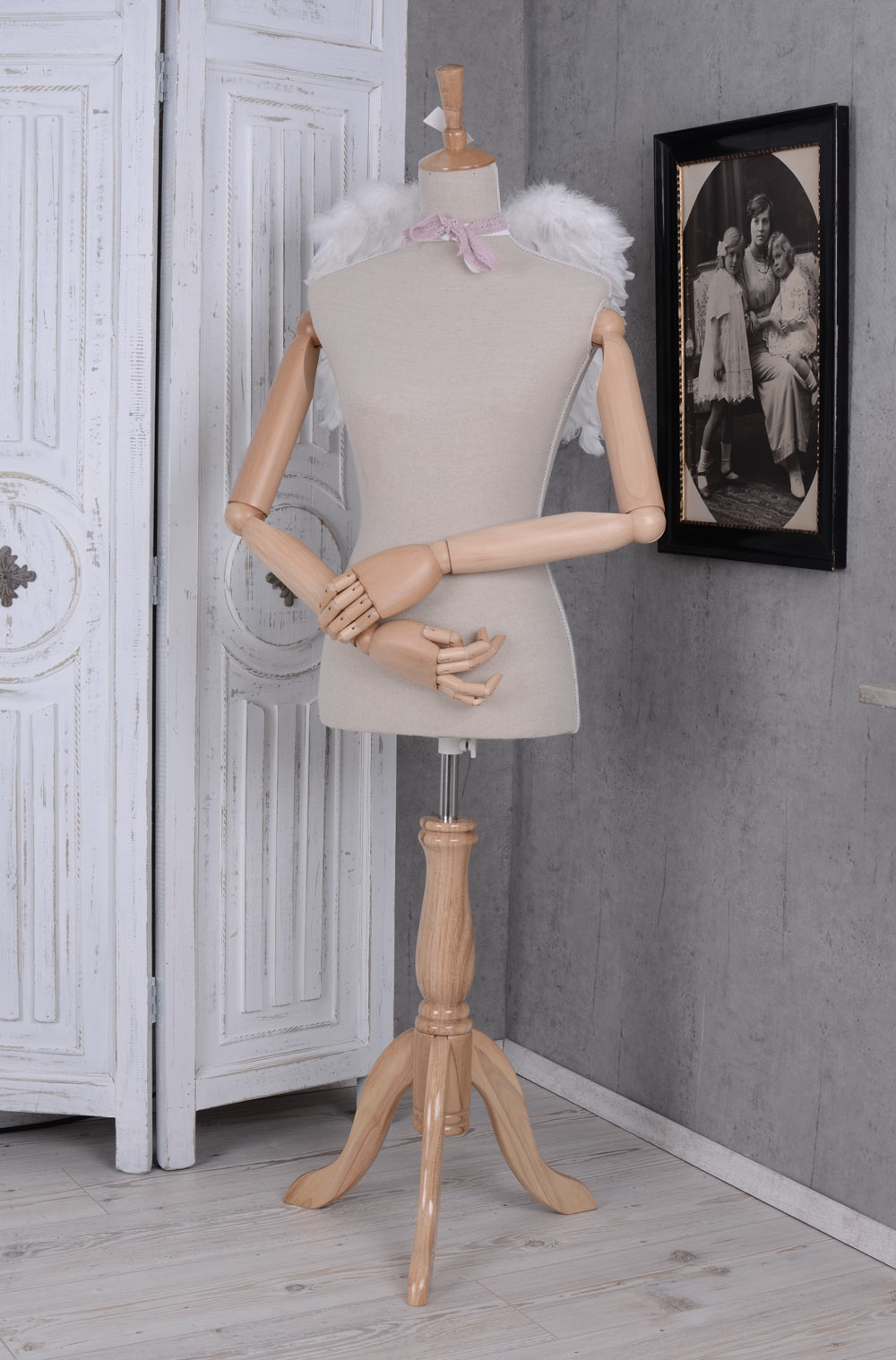 Schneiderpuppe Herren Mit Verstellbarer Höhe 134-193cm - Professionelle Schaufensterpuppe Für Bekleidungsgeschäfte