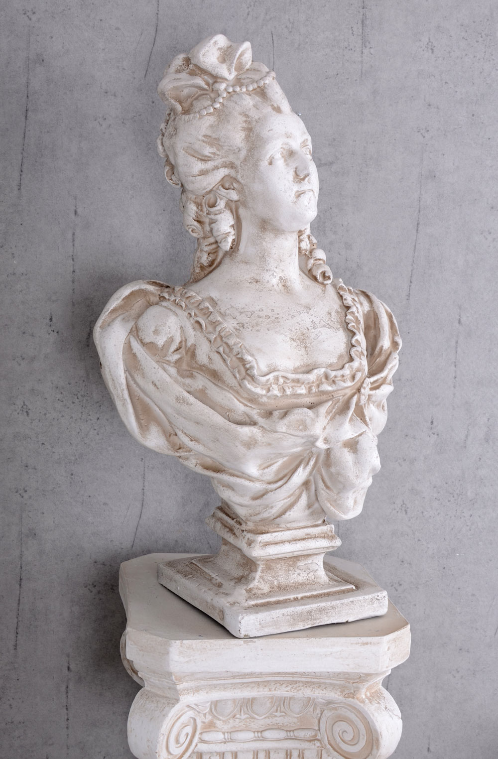 Marie Antoinette Skulptur Barock Frauenbüste Gartenfigur Büste Königin