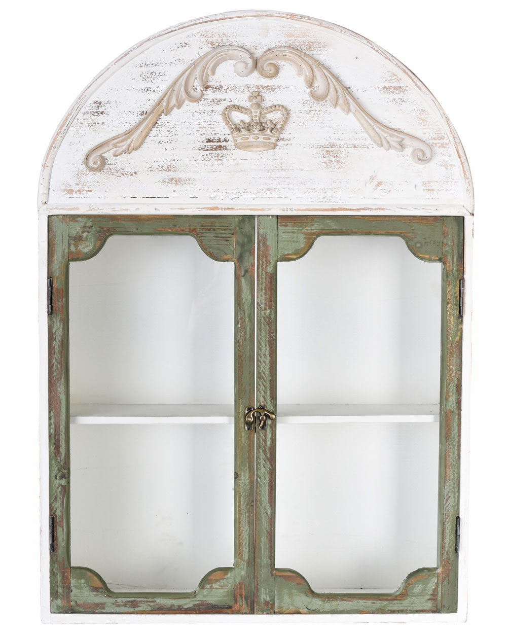 Hängevitrine Shabby Chic Wandschrank Wandregal Medizinschrank Antik