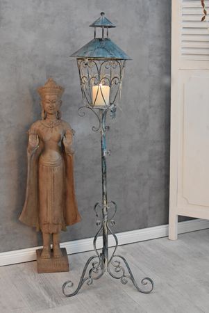 Standleuchte Bodenleuchter Laterne Standlaterne Kerzenständer