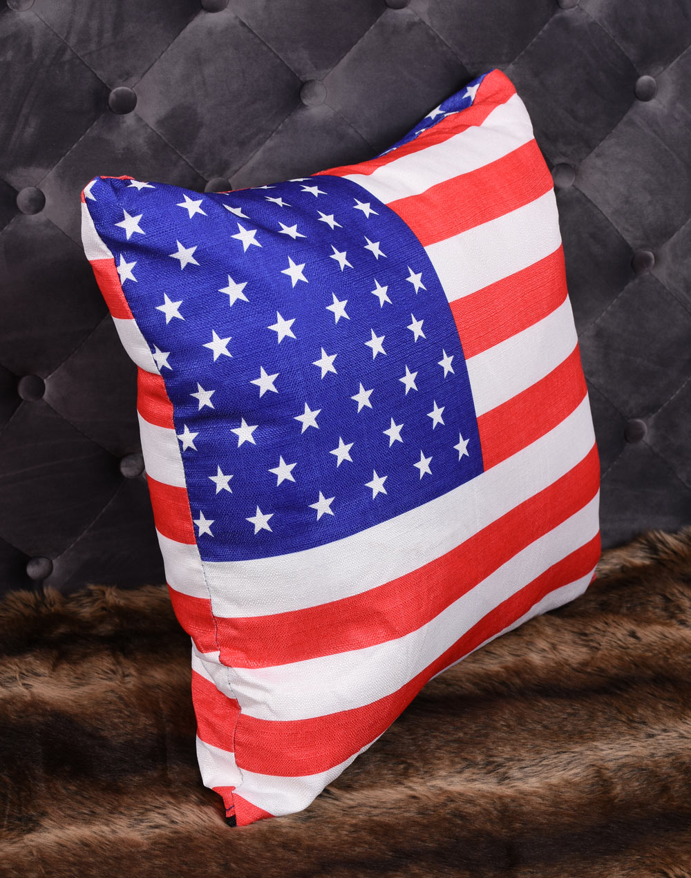 Motivkissen USA Kissen amerikanische Flagge Dekokissen Fahne Dekokissen