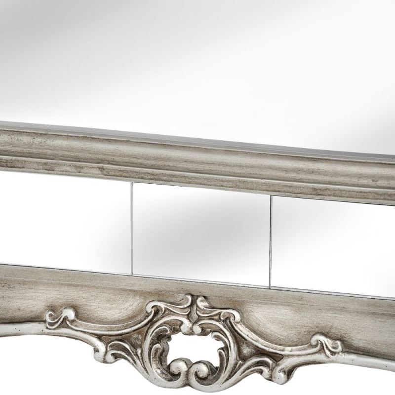 Konsolentisch verspiegelt Wandtisch Konsole Silber Antik Tischkonsole