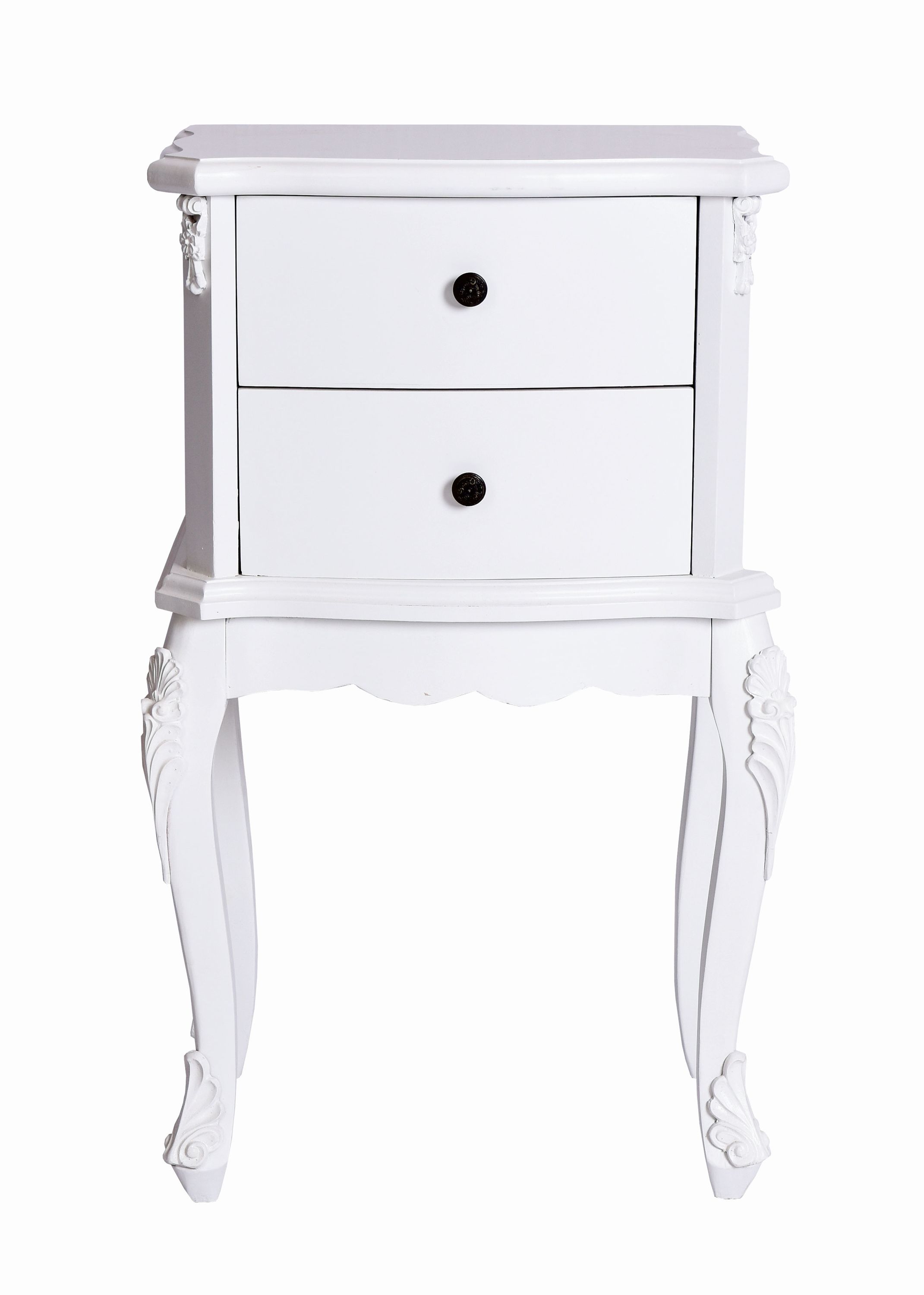 Cómoda de Cama Shabby Chic Mesa Noche Blanco Armario Vintage | eBay