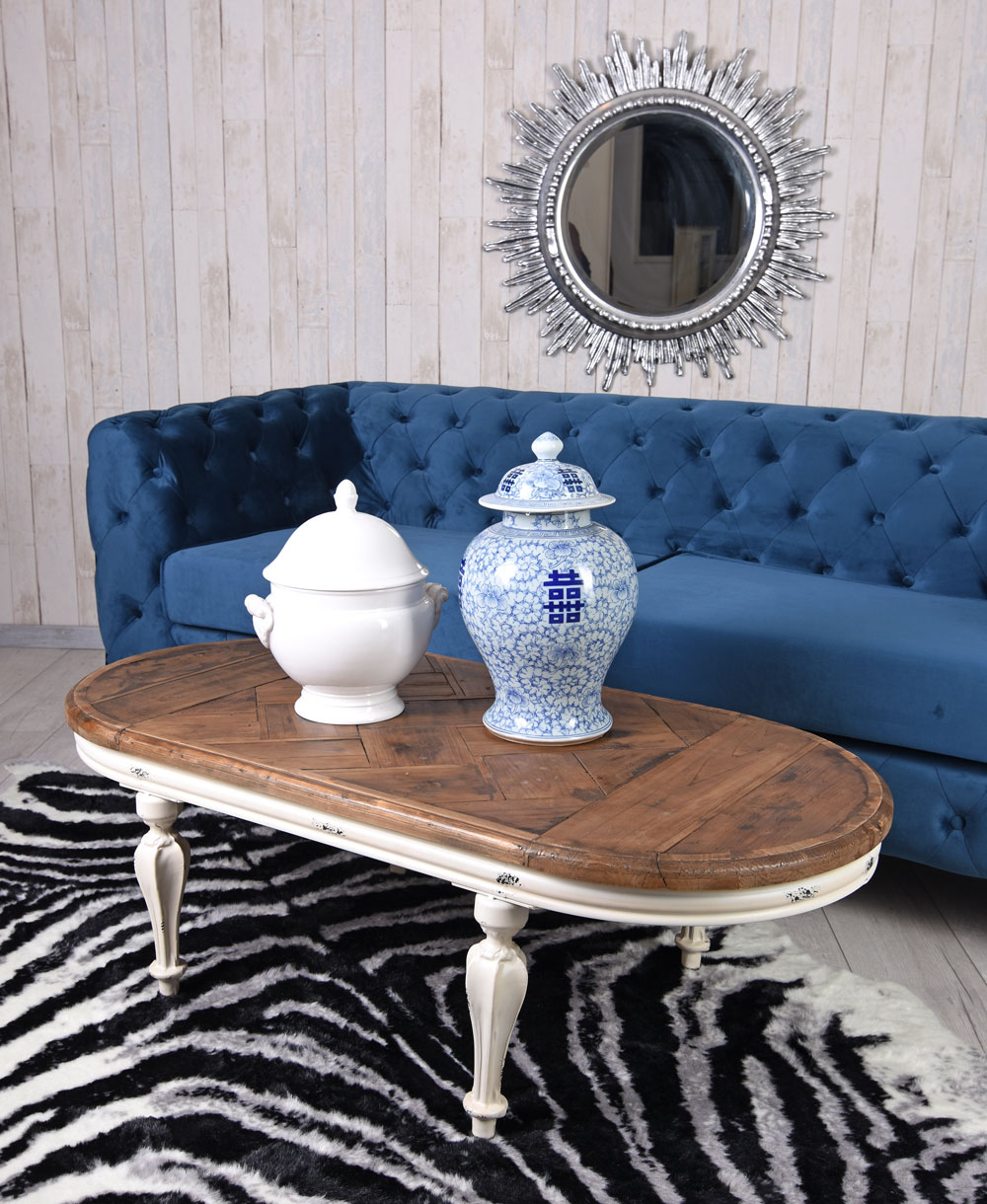 Wohnzimmertisch Tisch Landhaus Beistelltisch Couchtisch Holztisch Salontisch neu