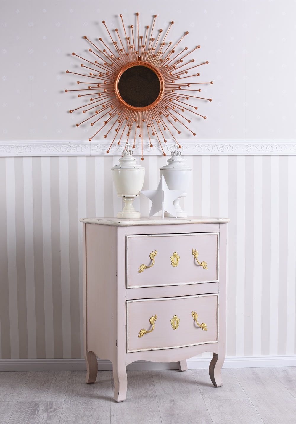 Sonnenspiegel Kupfer Spiegel Sonne Deko Kaminspiegel Konsolenspiegel B