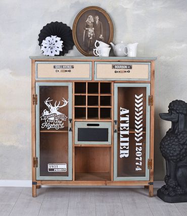 Industria Mueble Aparador Desván Armario Vitrina Fábrica Vitrina Buffet