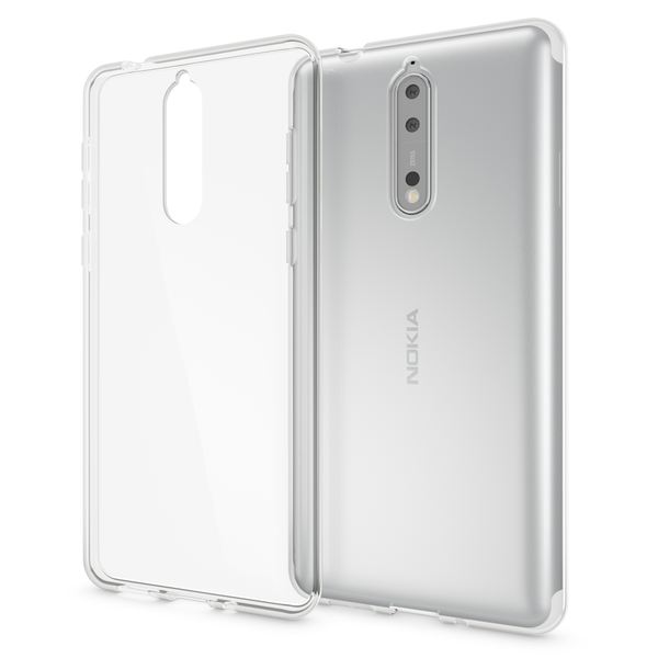 NALIA Handyhülle kompatibel mit Nokia 8, Ultra-Slim TPU Silikon Case Cover Crystal Clear Schutzhülle Dünn Durchsichtig, Etui Hülle Handy-Tasche Backcover Transparent, Smartphone Schutz Bumper NALIA Handyhülle kompatibel mit Nokia 8, Ultra-Slim TPU Silikon Case Cover Crystal Clear Schutzhülle Dünn Durchsichtig, Etui Hülle Handy-Tasche Backcover Transparent, Smartphone Schutz Bumper