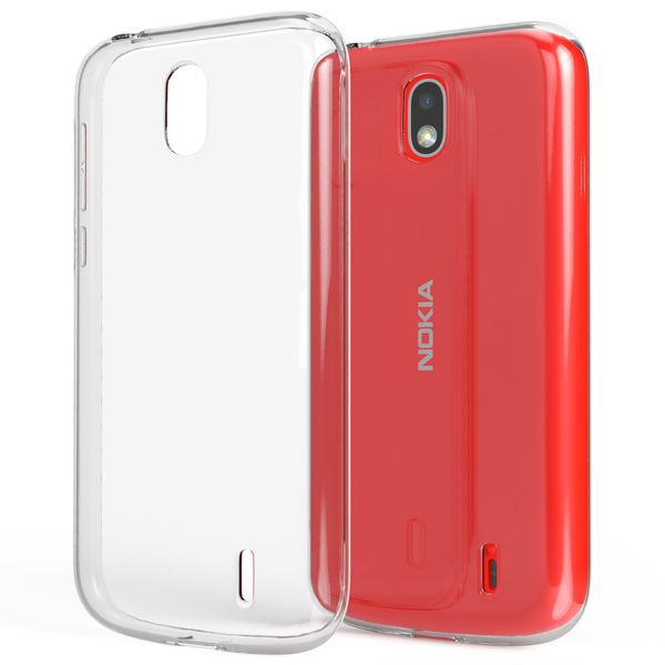 NALIA Handyhülle kompatibel mit Nokia 1, Soft Slim TPU Silikon Case Cover Crystal Clear Schutzhülle Dünn Durchsichtig, Etui Handy-Tasche Backcover Transparent, Smart-Phone Schutz Bumper NALIA Handyhülle kompatibel mit Nokia 1, Soft Slim TPU Silikon Case Cover Crystal Clear Schutzhülle Dünn Durchsichtig, Etui Handy-Tasche Backcover Transparent, Smart-Phone Schutz Bumper