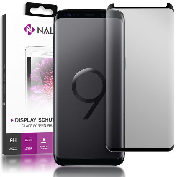 NALIA Sicht-Schutzglas kompatibel mit Samsung Galaxy S9 Plus, Anti Spy Blick-Schutz Glas Privacy Filter Full-Cover 9H Displayschutz-Folie, Screen Phone Protector Volle Bildschirm Display-Abdeckung NALIA Sicht-Schutzglas kompatibel mit Samsung Galaxy S9 Plus, Anti Spy Blick-Schutz Glas Privacy Filter Full-Cover 9H Displayschutz-Folie, Screen Phone Protector Volle Bildschirm Display-Abdeckung