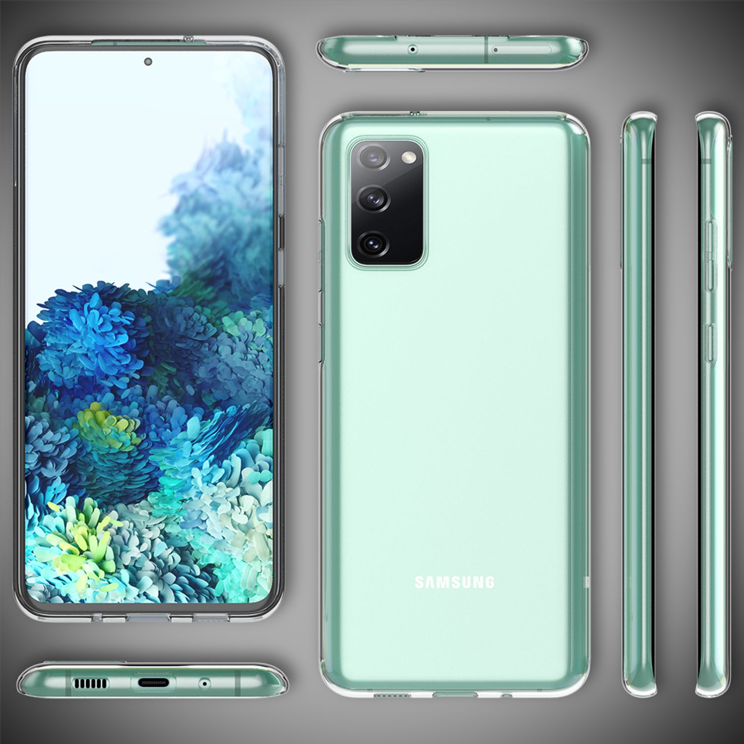 Nalia Handy Hulle Fur Samsung Galaxy S Fe Transparent Silikon Cover Case Etui Nalia Shop