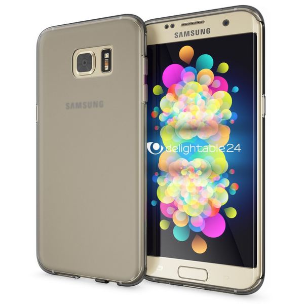 NALIA Handyhülle kompatibel mit Samsung Galaxy S7 Edge, Ultra-Slim Silikon Case Hülle, Dünne Crystal Schutzhülle Etui Handy-Tasche Back-Cover Bumper, TPU Smart-Phone Gummihülle - Transparent Grau NALIA Handyhülle kompatibel mit Samsung Galaxy S7 Edge, Ultra-Slim Silikon Case Hülle, Dünne Crystal Schutzhülle Etui Handy-Tasche Back-Cover Bumper, TPU Smart-Phone Gummihülle - Transparent Grau