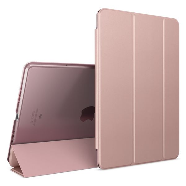 NALIA Smart-Case kompatibel mit iPad Pro 2016 (9,7'), Slim Cover Dünn Tablet Schutzhülle, Kunst-leder Hardcase Multi-Ständer Tasche Display-Schutz & Backcover Flip-Case Klapphülle Sleeve - Rose Gold NALIA Smart-Case kompatibel mit iPad Pro 2016 (9,7'), Slim Cover Dünn Tablet Schutzhülle, Kunst-leder Hardcase Multi-Ständer Tasche Display-Schutz & Backcover Flip-Case Klapphülle Sleeve - Rose Gold