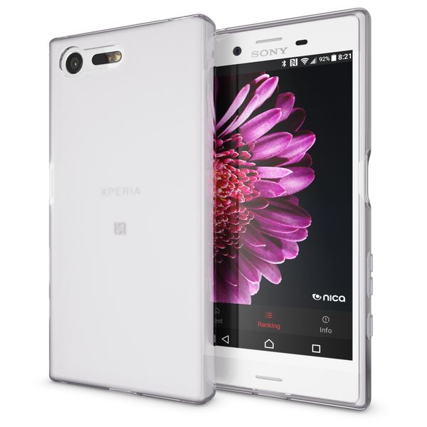 NALIA Handyhülle kompatibel mit Sony Xperia X Compact, Ultra-Slim Silikon Case, Dünne Crystal Schutzhülle, Etui Handy-Tasche Back-Cover Bumper, TPU Phone Gummihülle - Transparent Weiß NALIA Handyhülle kompatibel mit Sony Xperia X Compact, Ultra-Slim Silikon Case, Dünne Crystal Schutzhülle, Etui Handy-Tasche Back-Cover Bumper, TPU Phone Gummihülle - Transparent Weiß