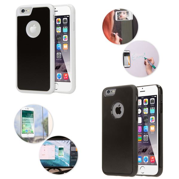 NALIA Handyhülle kompatibel mit iPhone 6 6S, Anti-Gravity Case, Dünne Zero-Gravity selbstklebende Silikon Selfie Schutz-Hülle, Ultra Slim Back-Cover Bumper Smart-Phone Etui NALIA Handyhülle kompatibel mit iPhone 6 6S, Anti-Gravity Case, Dünne Zero-Gravity selbstklebende Silikon Selfie Schutz-Hülle, Ultra Slim Back-Cover Bumper Smart-Phone Etui