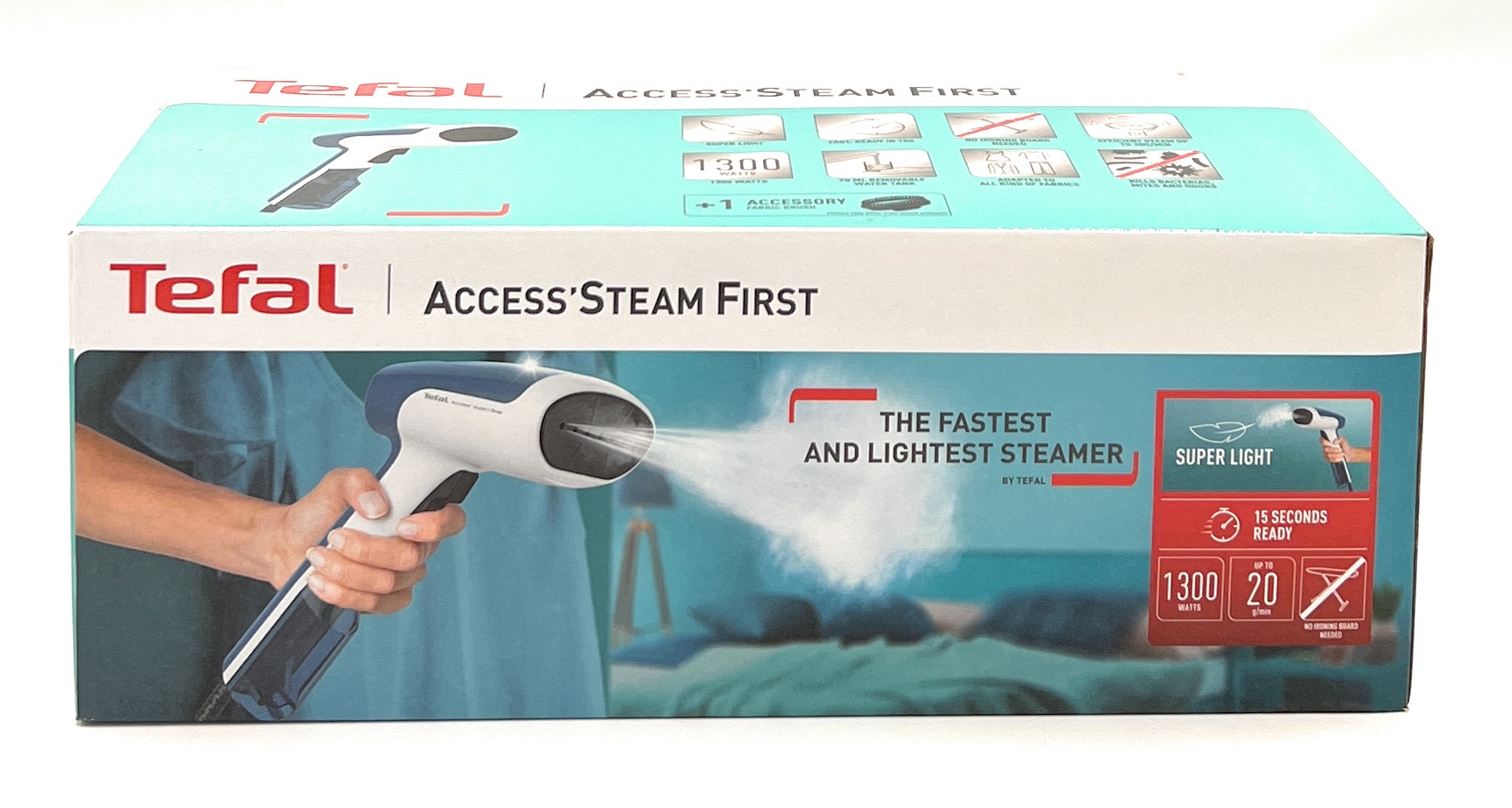 Tefal DT6130 Access Steam First Dampfbürste blau | Top Price Shop