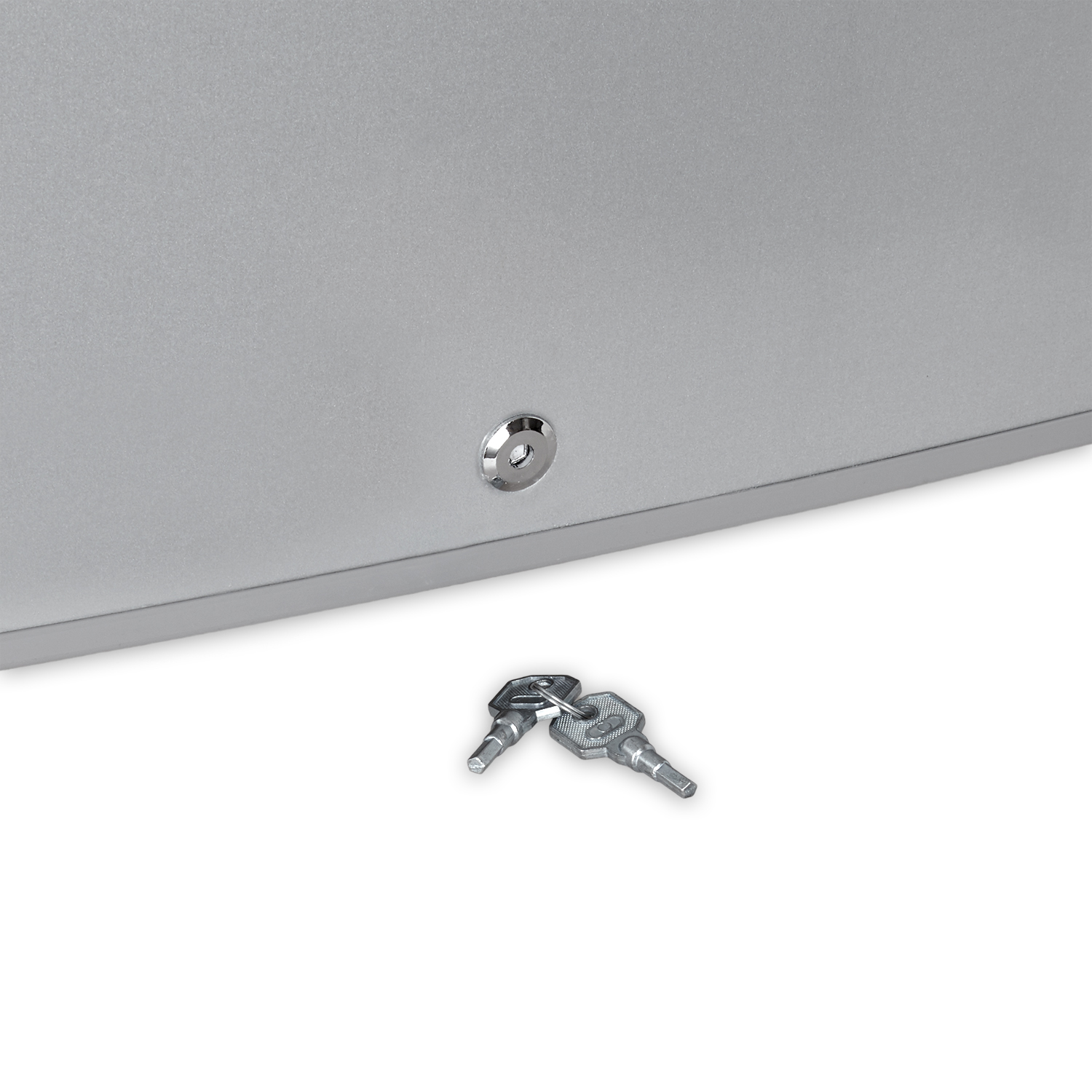 Minikühlschrank A++ Silber 43L mit Schloss und Frostfach - Mini