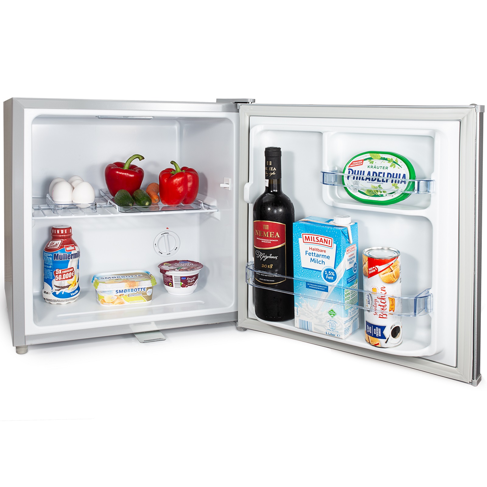 B-Ware Minikühlschrank 43L - Leise, Ablagen, Abschließbar, Mini