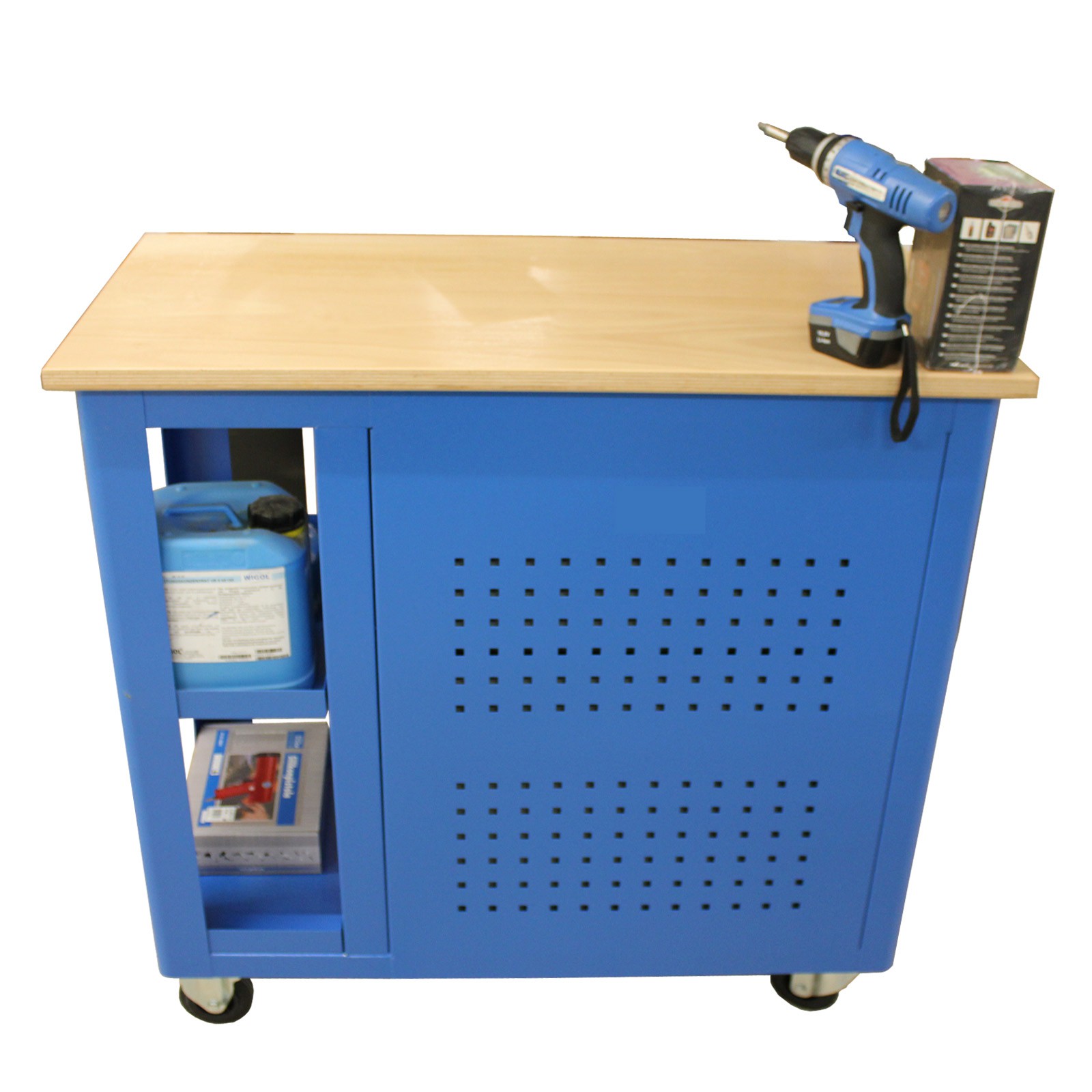 Güde Werkbank GW 5 INOX Aus Edelstahl - Rollwagen Mit 5 Schubladen (66,8x49,3x90,5 Cm)