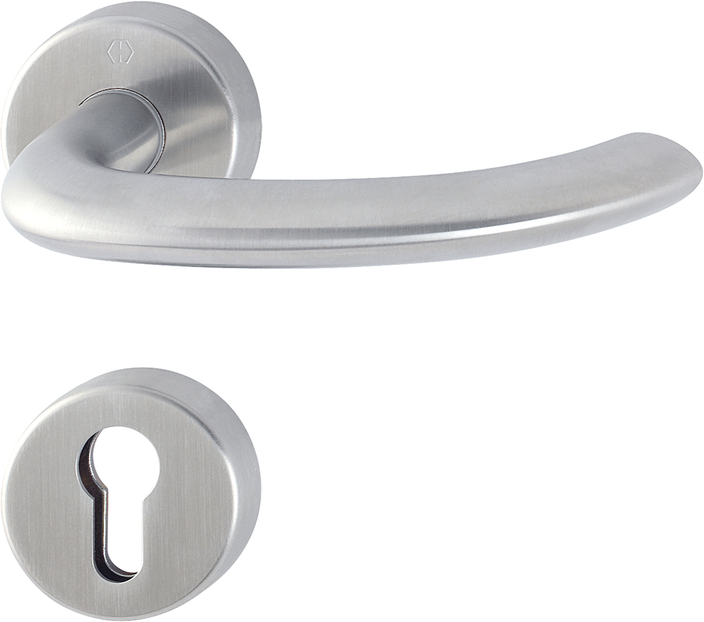 HOPPE® FH Drückergarnitur mit Rosetten Marseille FS-E1138/42H/42HS ...