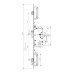 BKS Panik-Mehrfachverriegelung (mechanisch) SECURY 2110, F-Stulp ...