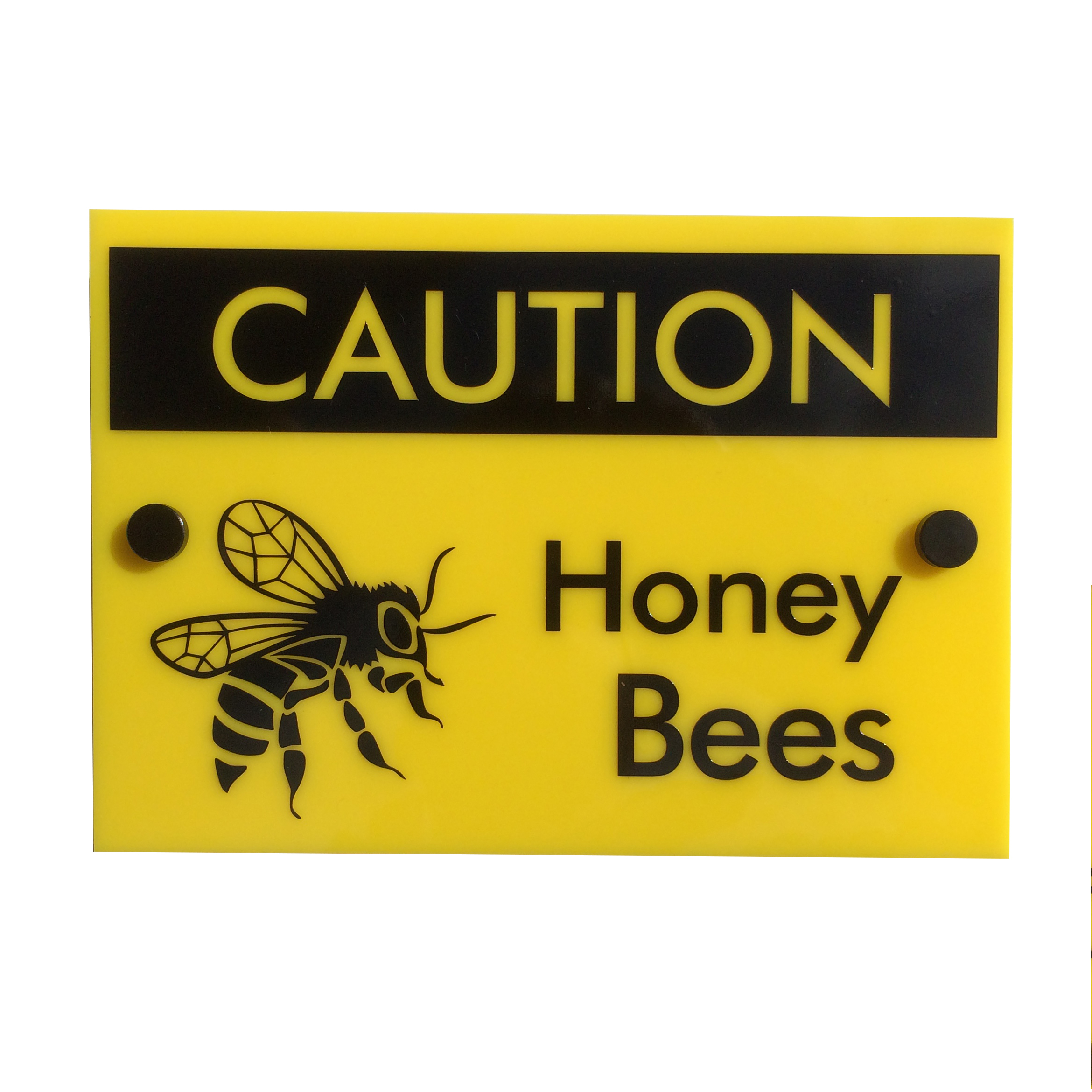 Bee Keeping Sign 'Caution Honey Bees 2'