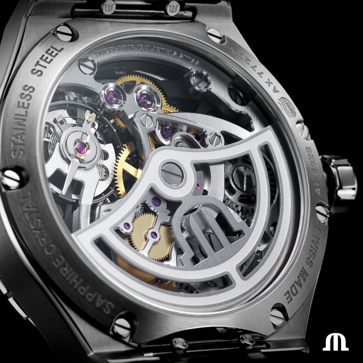 Maurice Lacroix Herren Automatikuhr Aikon Skeleton AI6028-SS001 