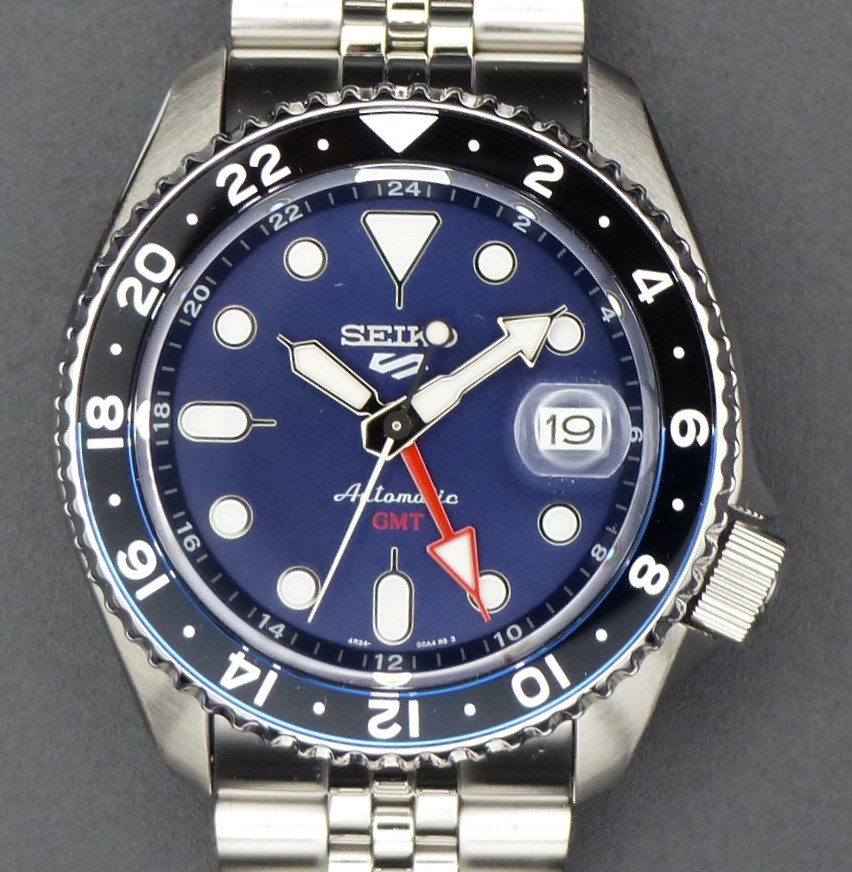 Seiko Sports Ssk K Ssk Gmt Automatik Edelstahlband Herrenuhr