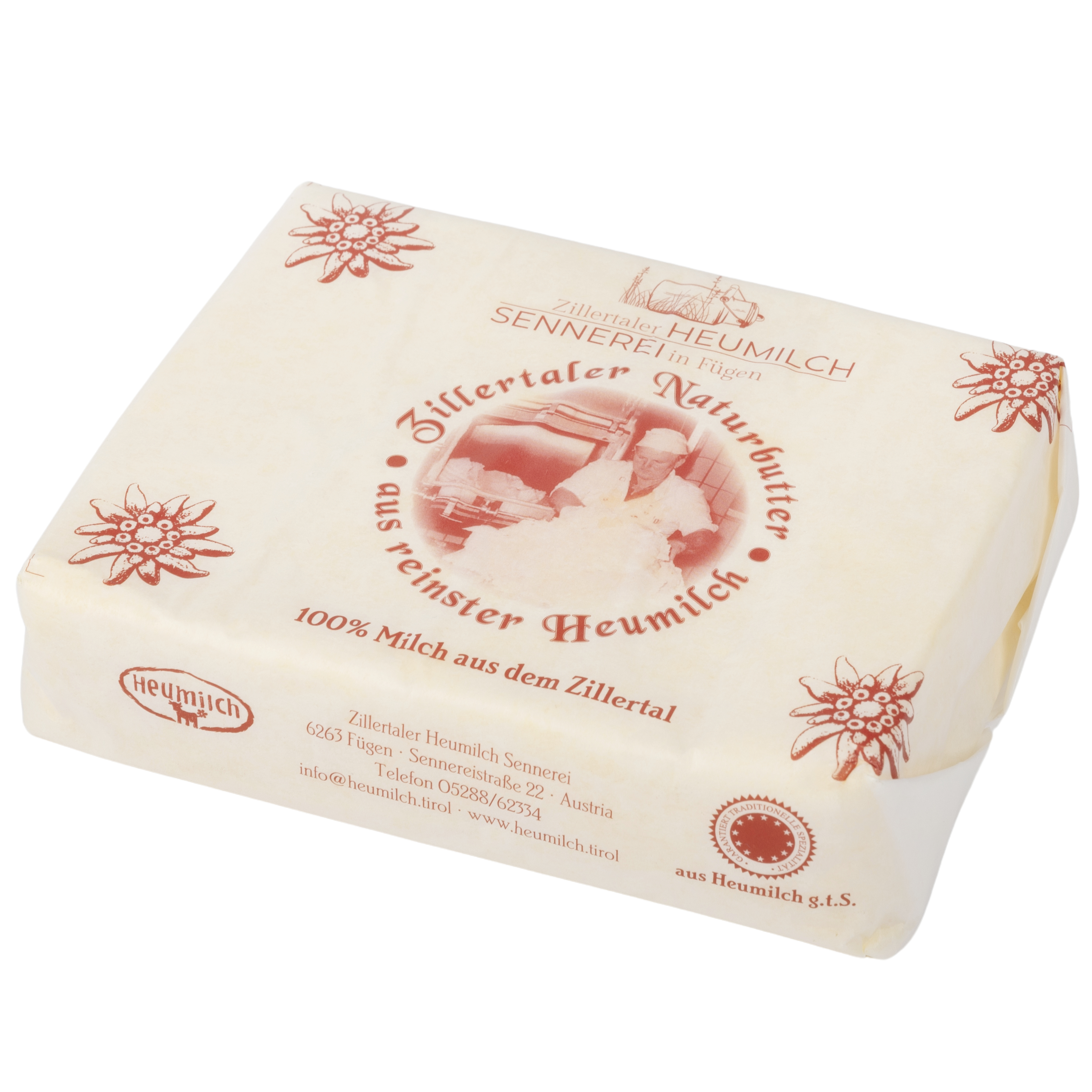 Butter aus Heumilch