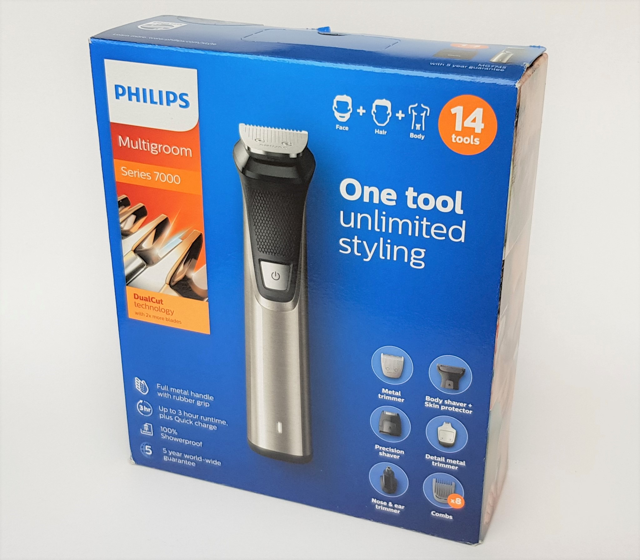 Philips Hair Cutter mg7745/15 Multigroom Series 7000 Waterproof Beard ...