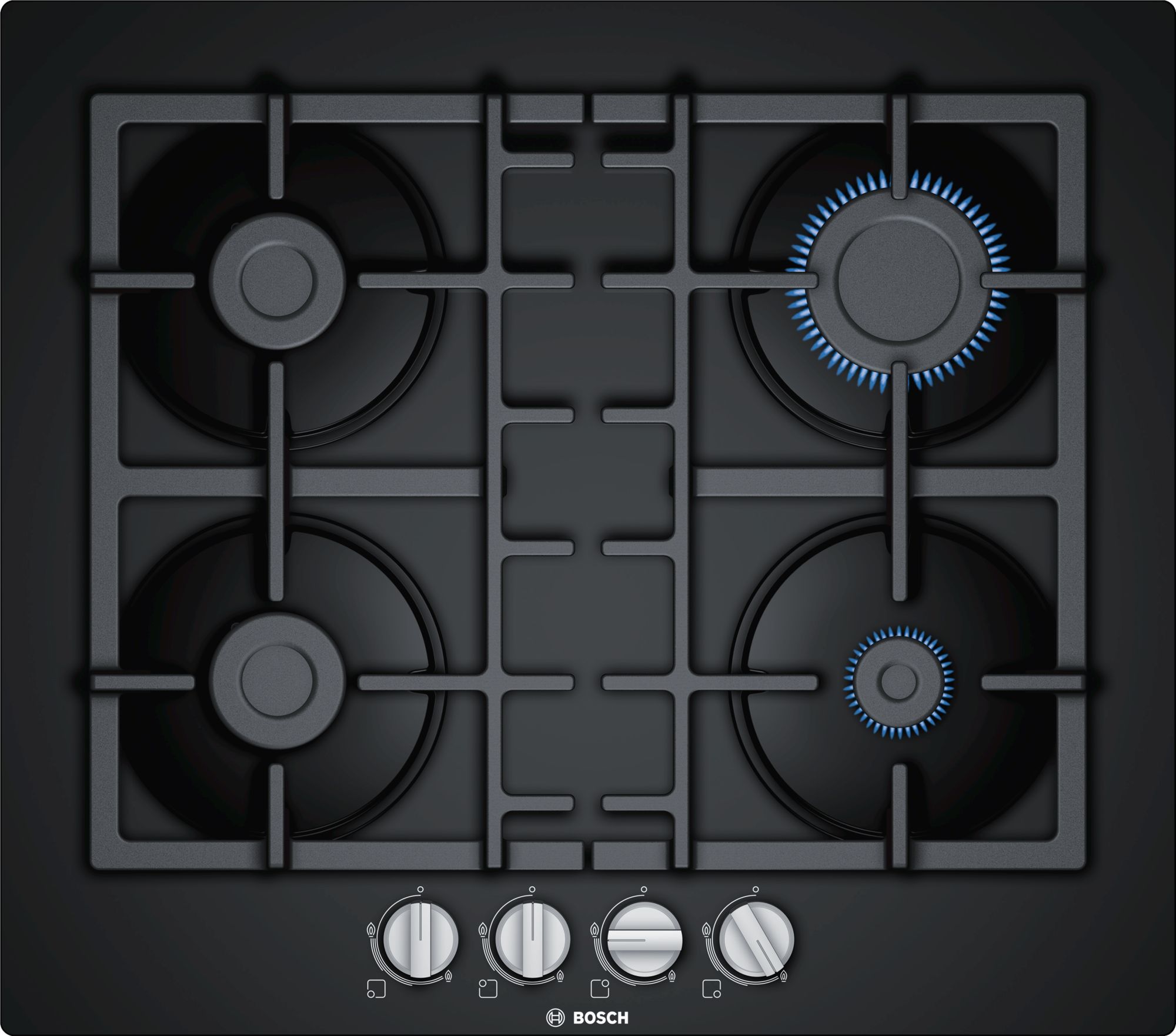 Bosch Gas Hob Installation Cooktop Gas 60cm Autark Glass Cooktop Black