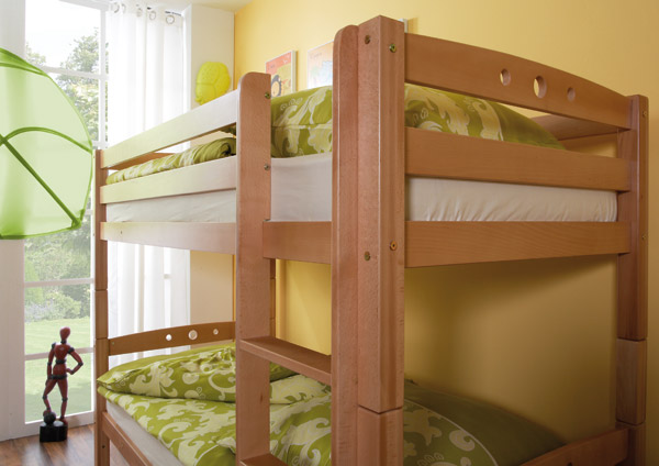 Etagenbett Ticaa : Ticaa etagenbett sammy buche massiv natur neu eur