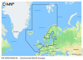 C-Map M-EN-Y050 Central and Northern Europe Max N+ Continental