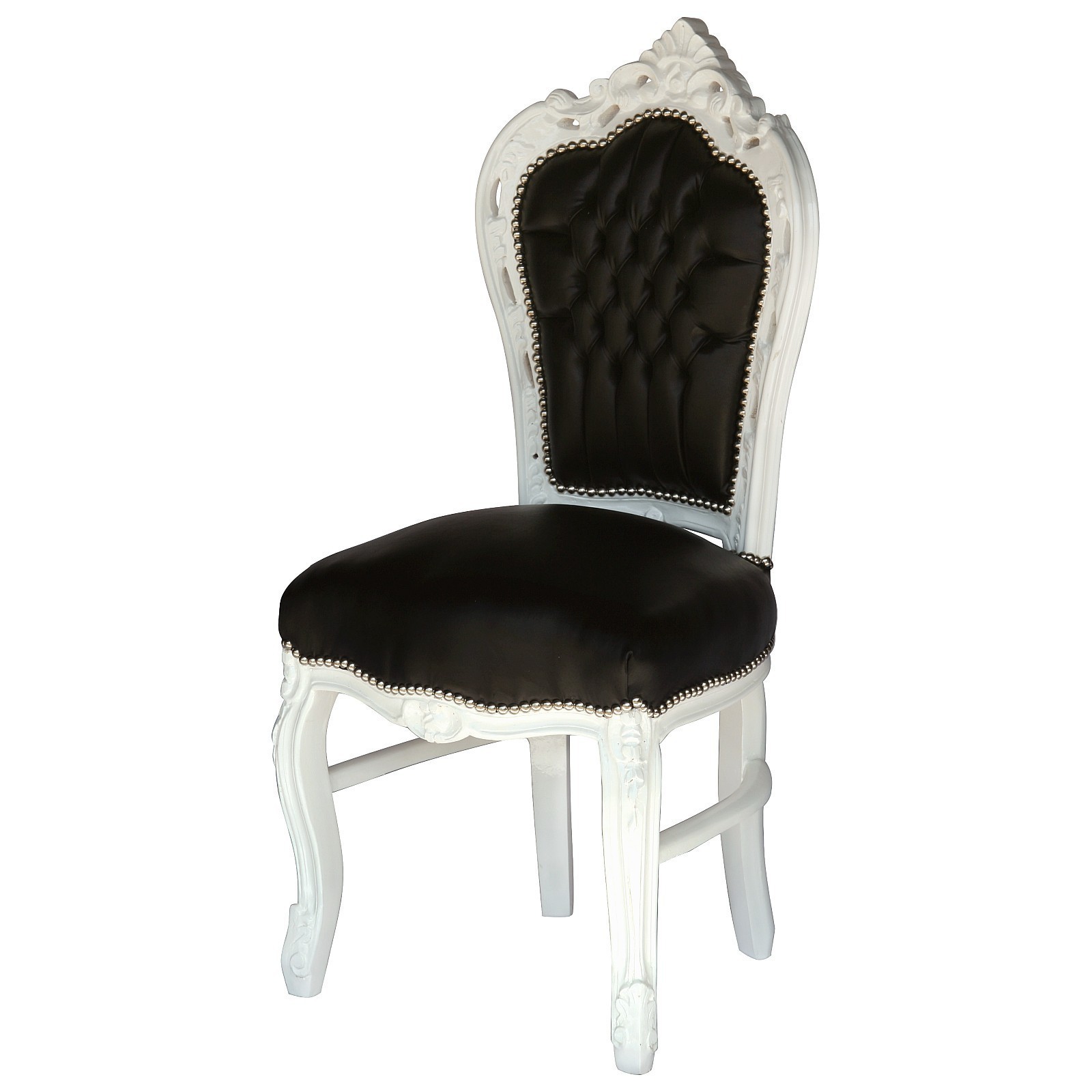 Dining Room Set In White Leatherette Dining Room Set In White Leatherette