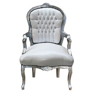 faux leather salon chairs wood white armchair luxury pure shop