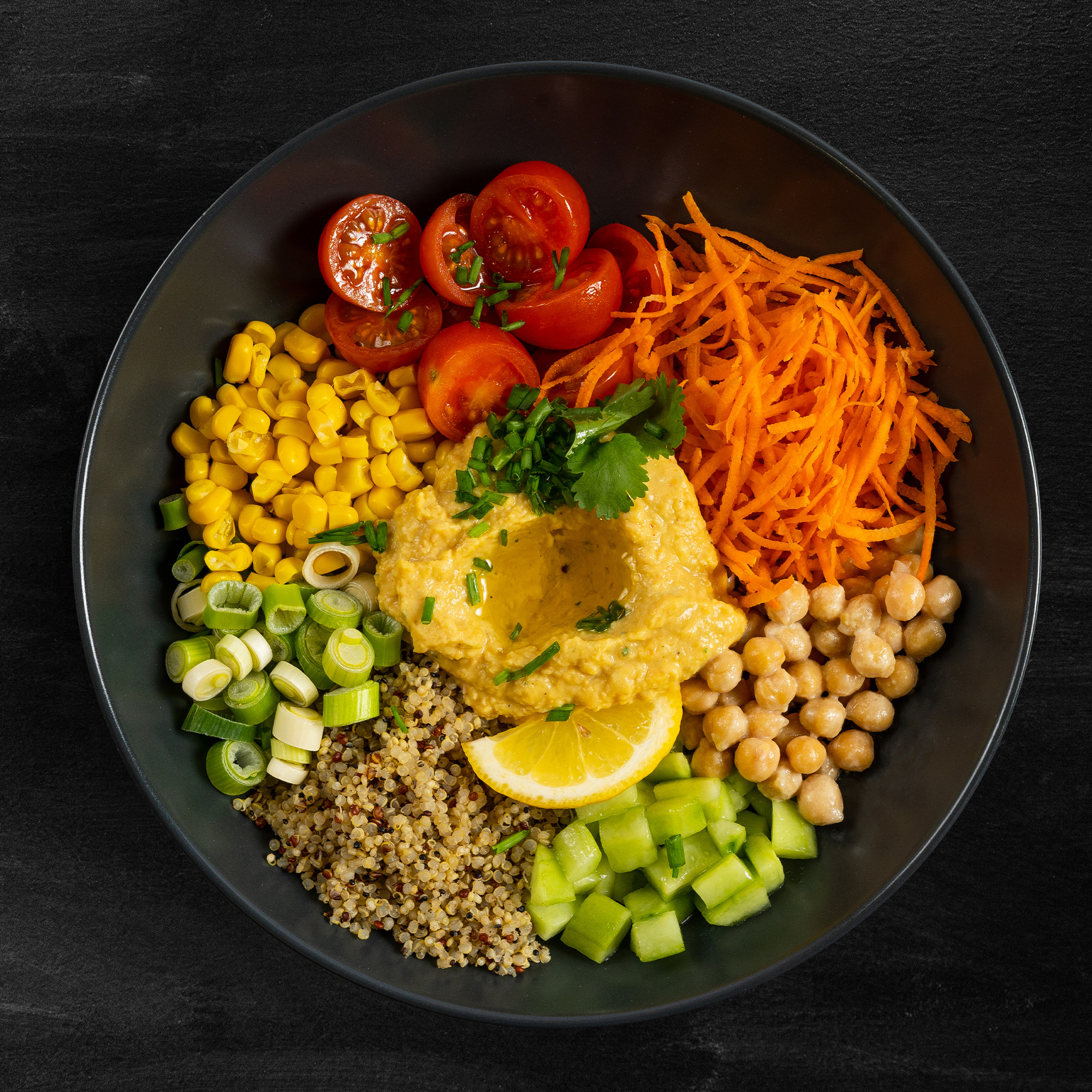 Bunte Hummus Bowl Klatsch To Go Gastronomie fair erleben