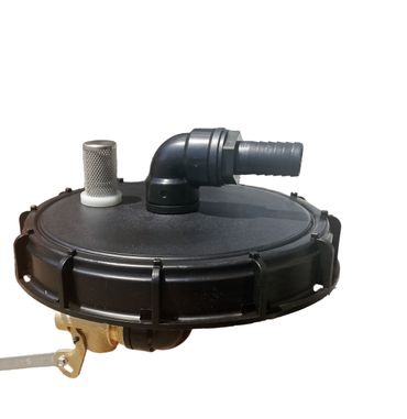 IBC Tank Deckel, IBC Wassertank Vented Atemschutzdeckel Deckel Cap Adapter  Kunststoff Rot(B) : : Garten
