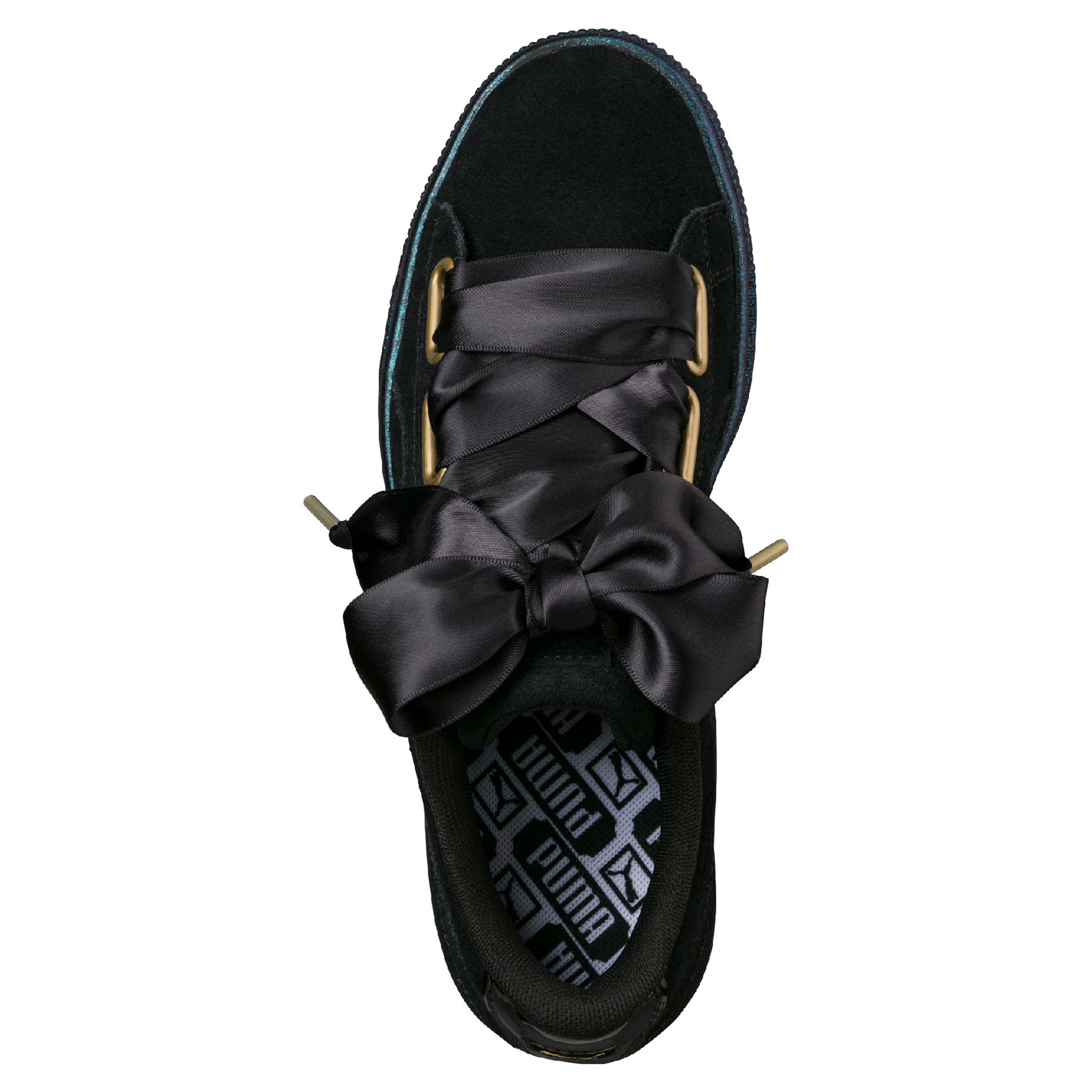 puma suede heart satin