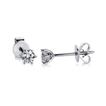Ohrstecker 6er-Krappe 18 kt WG 0,30ct