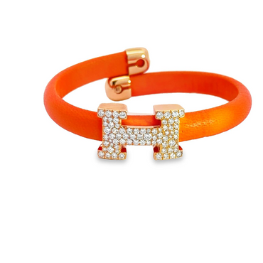 Armreif "H" Rose Gold 